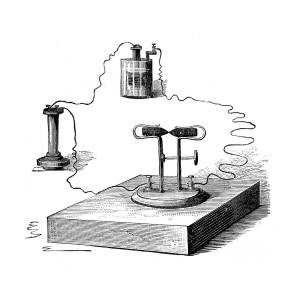 David Edward Hughes Rudimentary Carbon Microphone (1875)